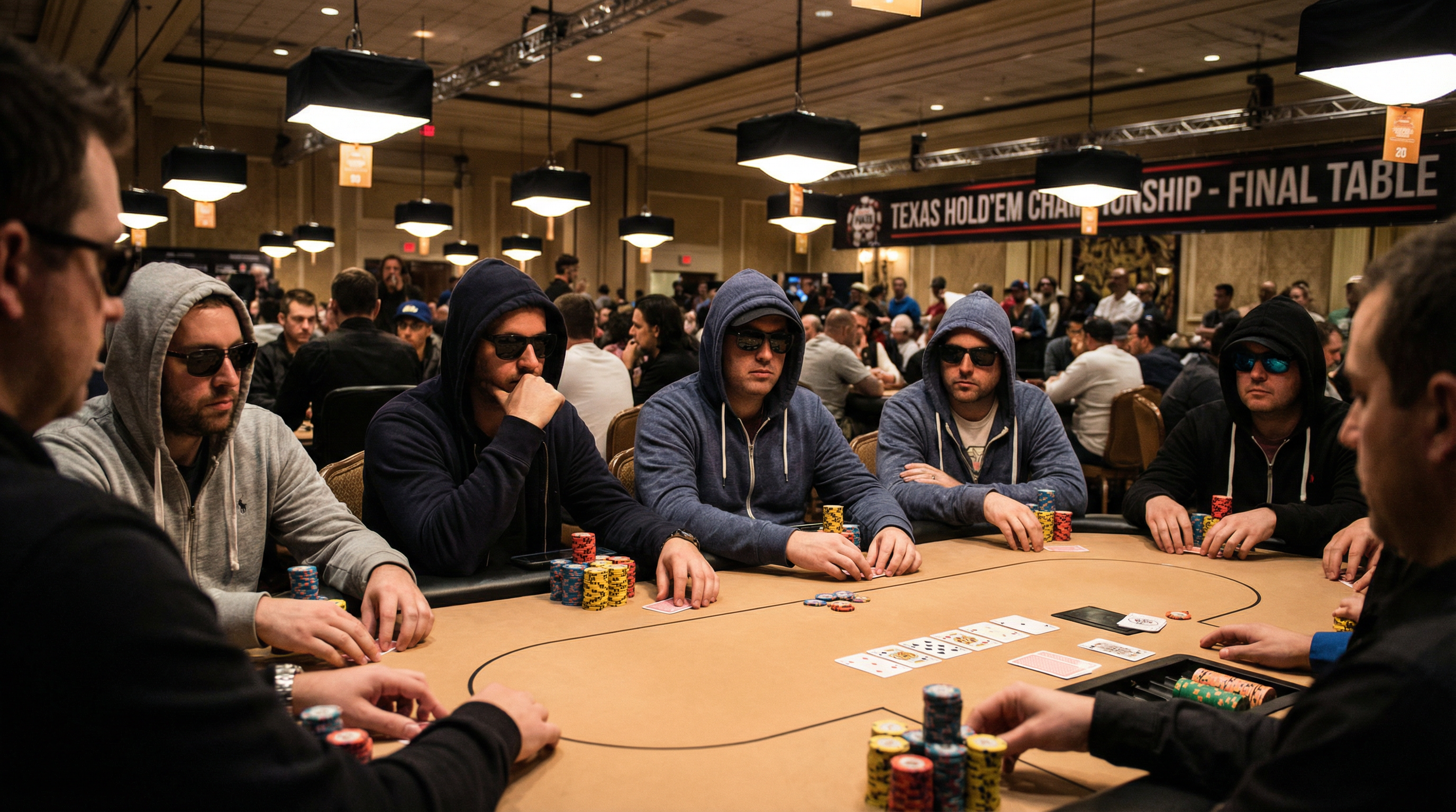 德州扑克锦标赛现场